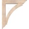 Ekena Millwork Thorton Traditional Smooth Bracket w/ Offset Brace, Douglas Fir, 7 1/2"W x 38"D x 44"H BKT0806X38X44THR01SDF - alternate 3